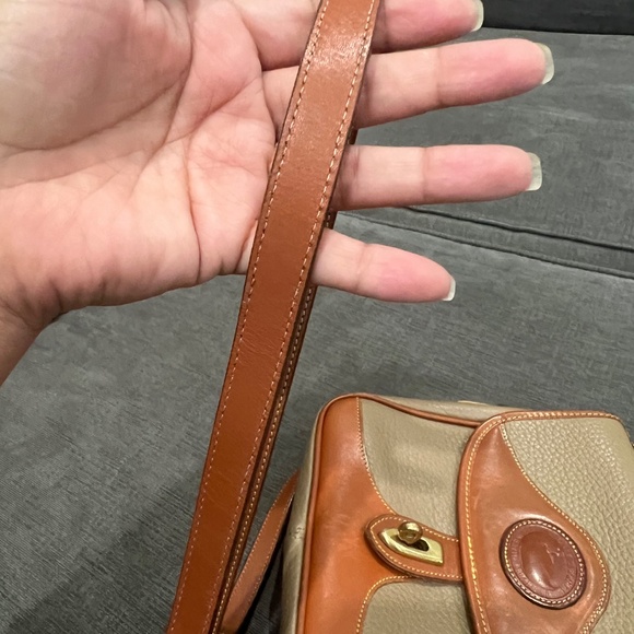 Vintage Dooney & Bourke Surrey Satchel Pebble Grain Crossbody - Picture 10 of 13